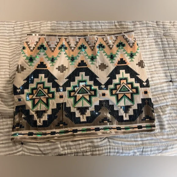 Express Sequin Mini Skirt - Picture 3 of 3